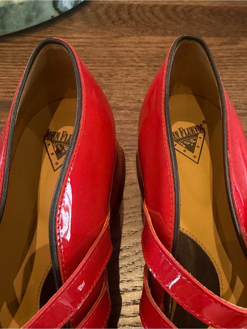 Fluevog Thrillvogs Amber Double Strap Mary Jane's - Size W10.5 - Picture 5 of 6